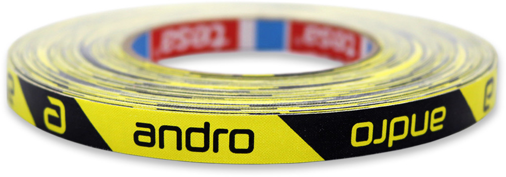 Andro Edge Tape - CI Black/Yellow - 12mm x 50m (100 rackets)