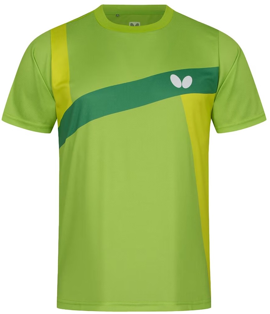 Butterfly Abiko Shirt - Lime Green