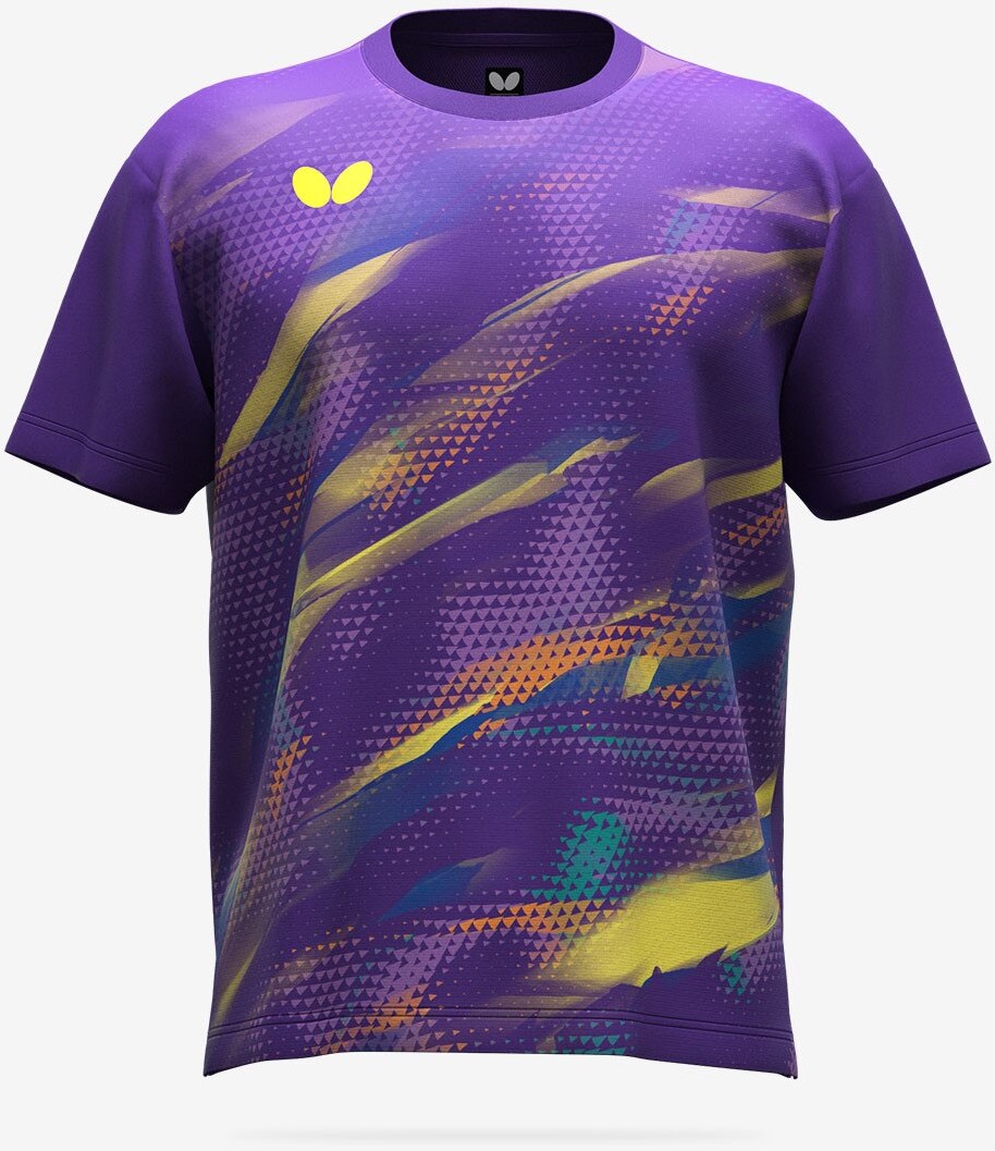 Butterfly Addross Shirt - Purple