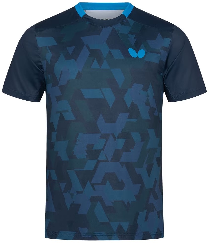 Butterfly Ageo Shirt - Night Blue