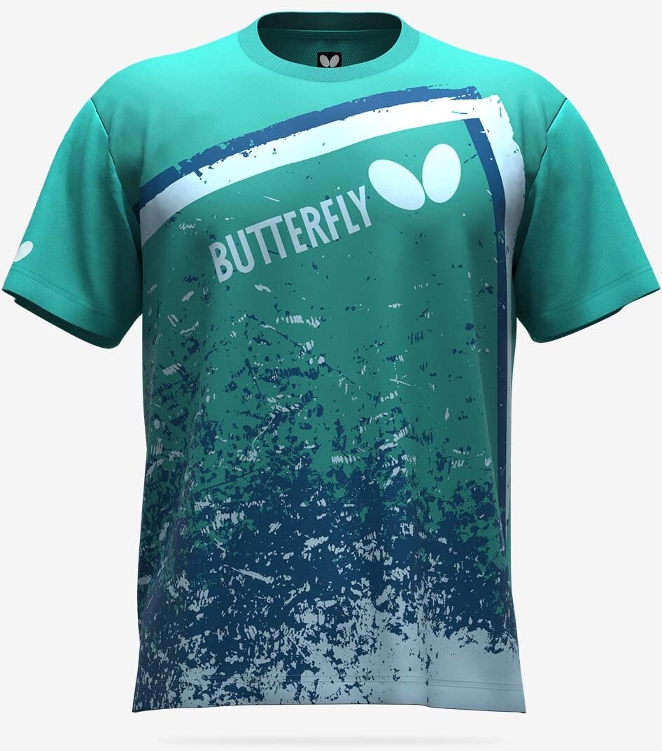 Butterfly Blinka T-Shirt - Turquoise/Blue
