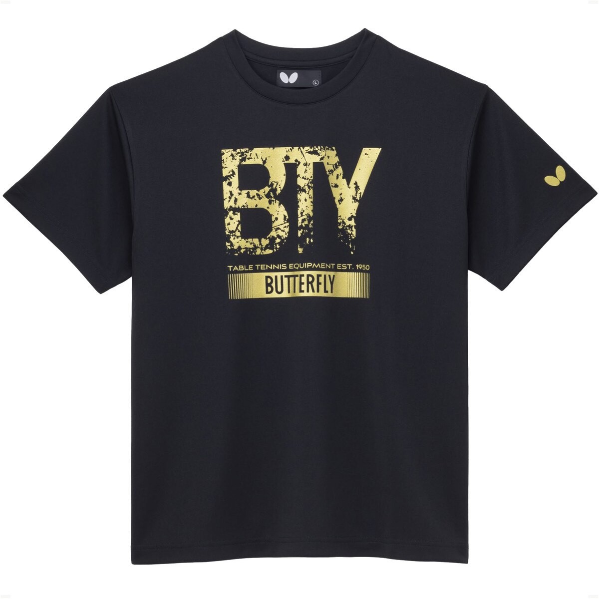 Butterfly BTY T-Shirt 25 - Black-Gold
