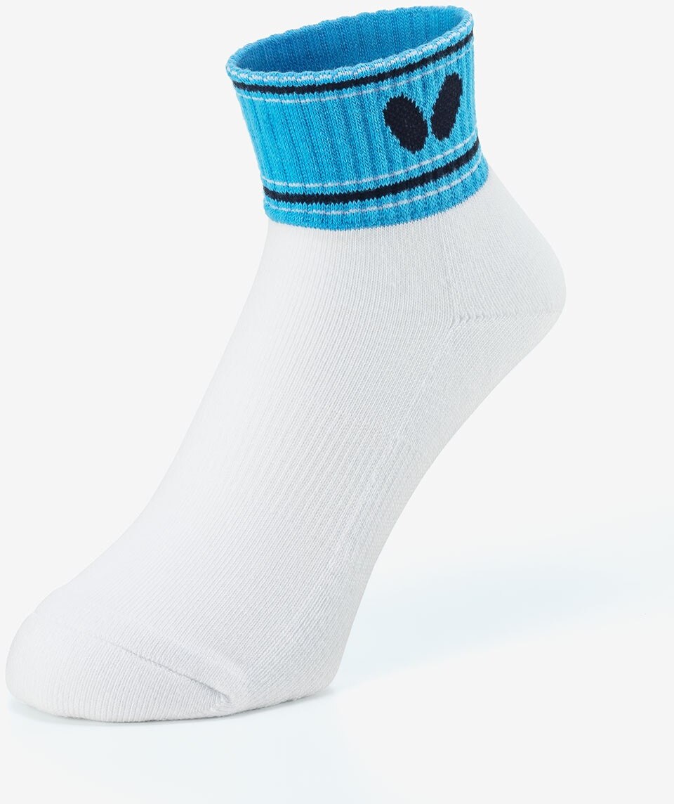 Butterfly Clyde Socks - Turquoise-Blue