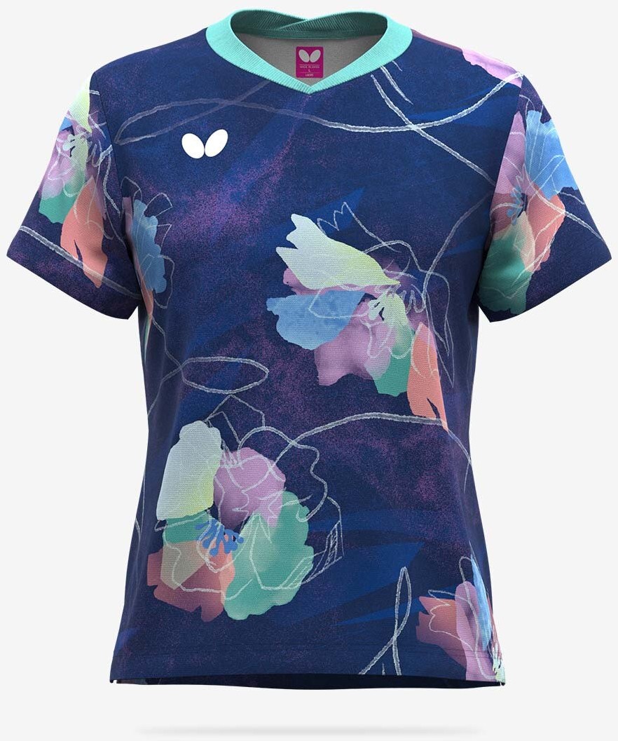 Butterfly Haruneo Lady Shirt - Navy