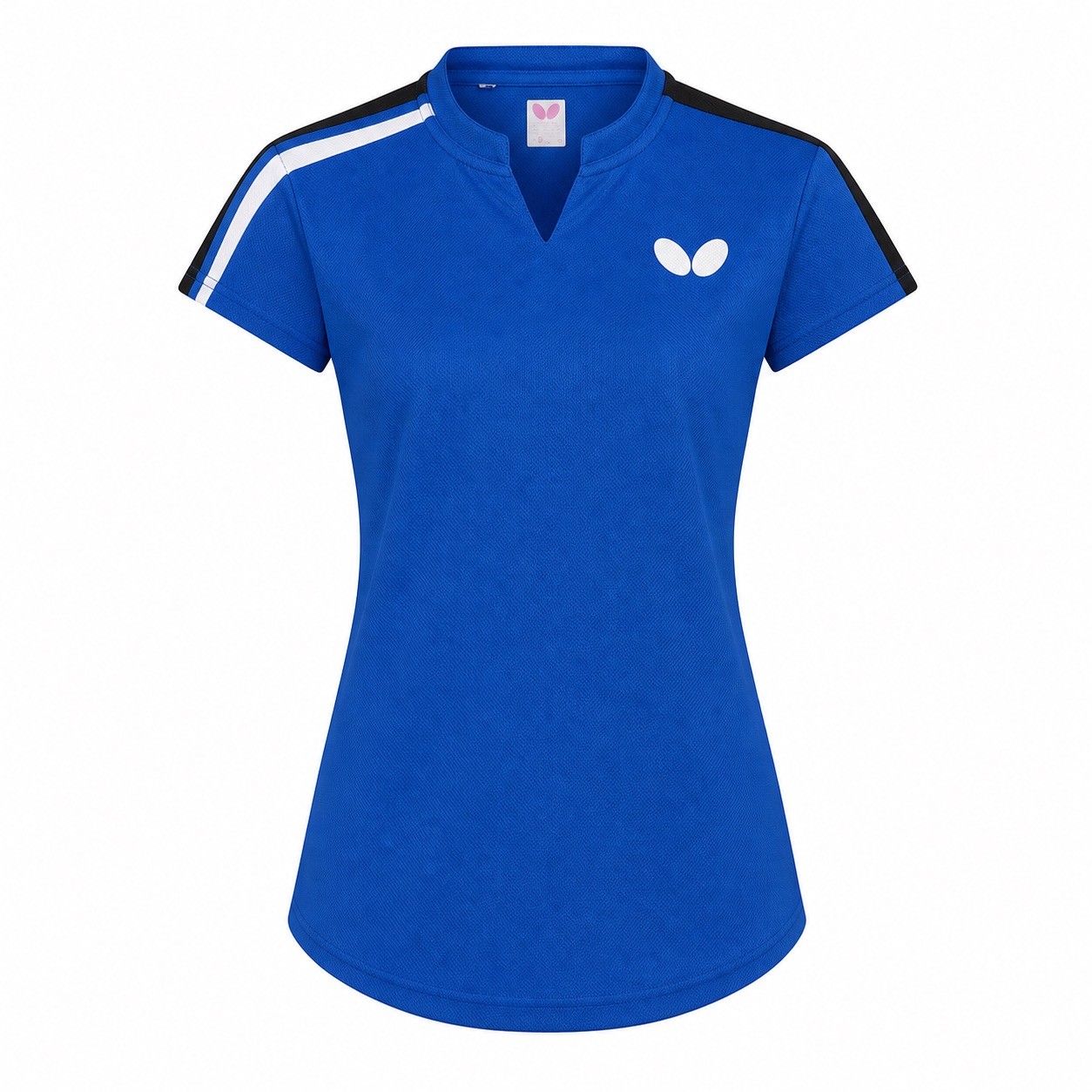 Butterfly Ikoma Lady Shirt - Blue