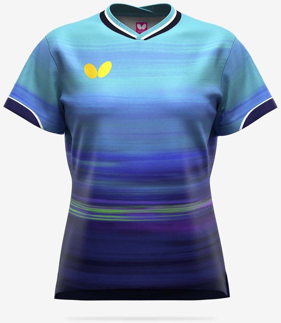 Butterfly Infiria2 Lady Shirt - Sky-Blue