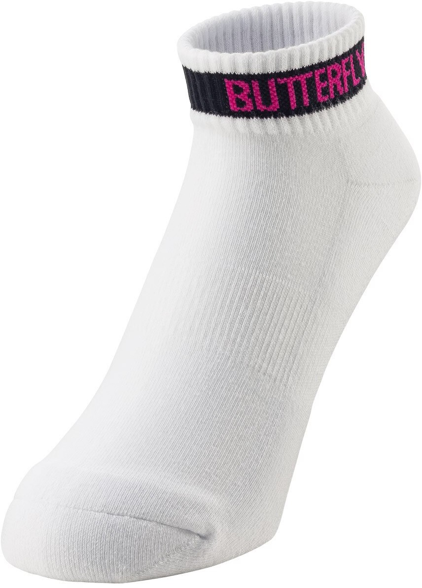 Butterfly Levalis Socks - White/Black