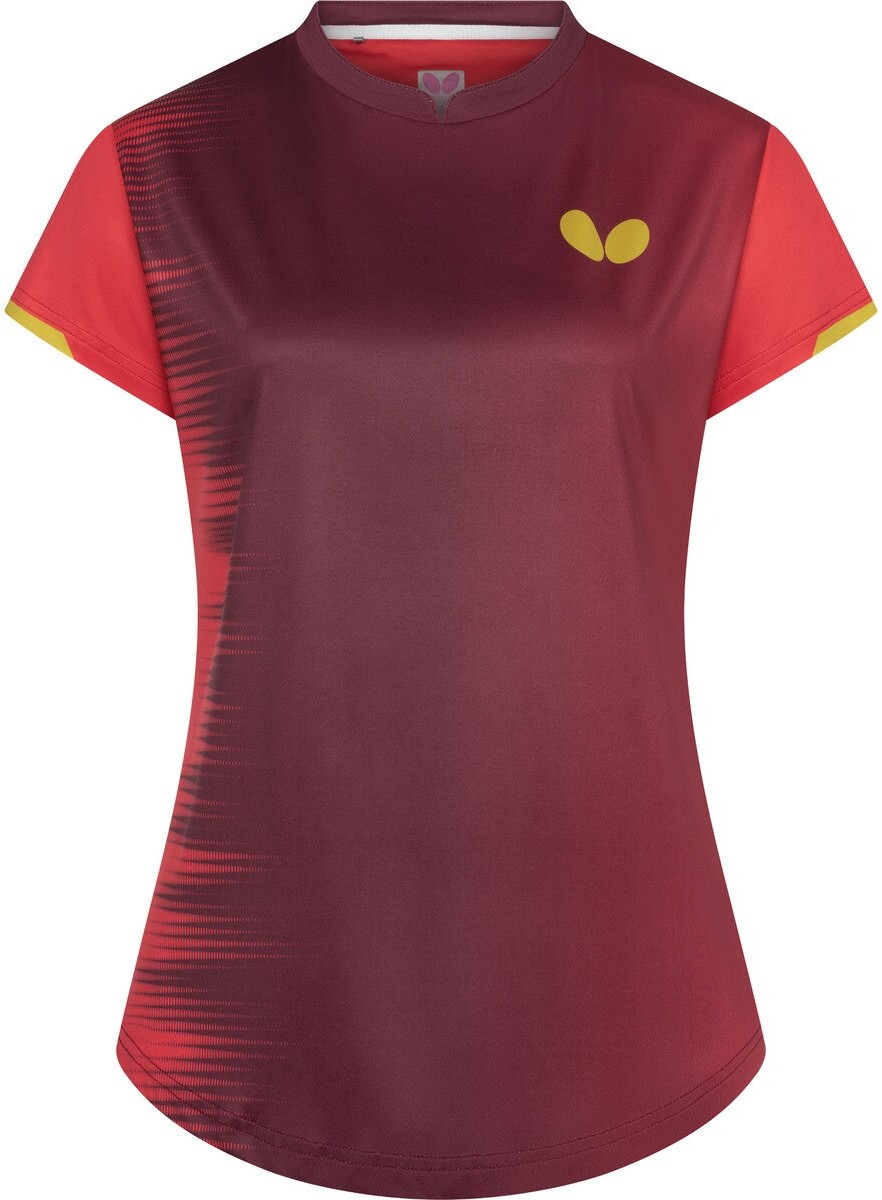 Butterfly Nagoya Lady Shirt - Red