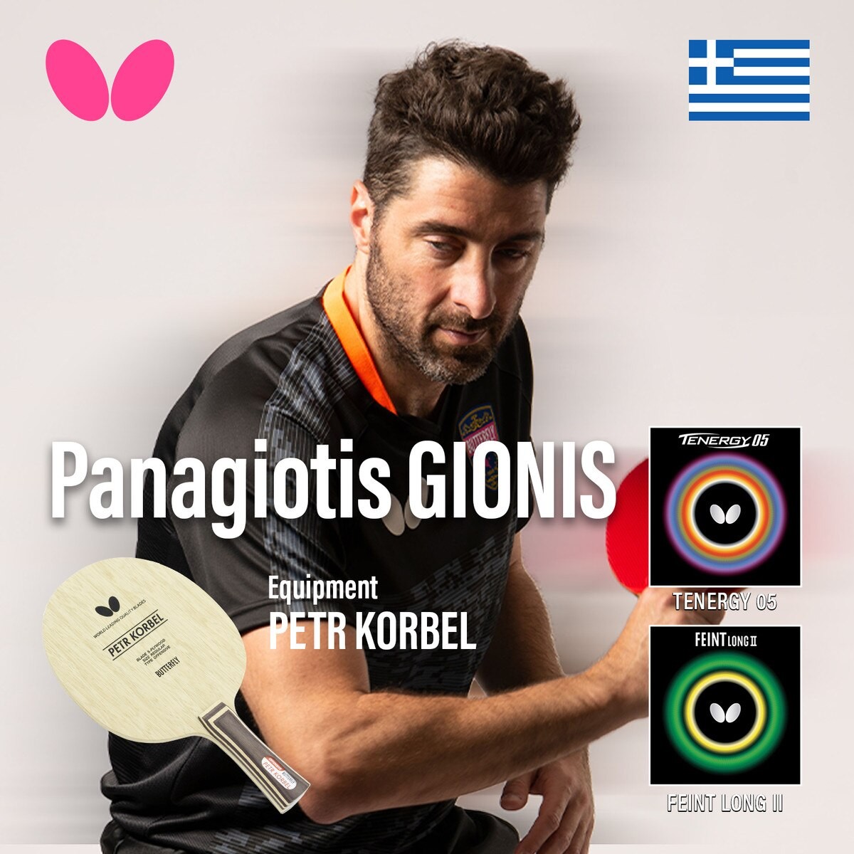 Butterfly Petr Korbel Proline w/Tenergy 05 and Feint Long II