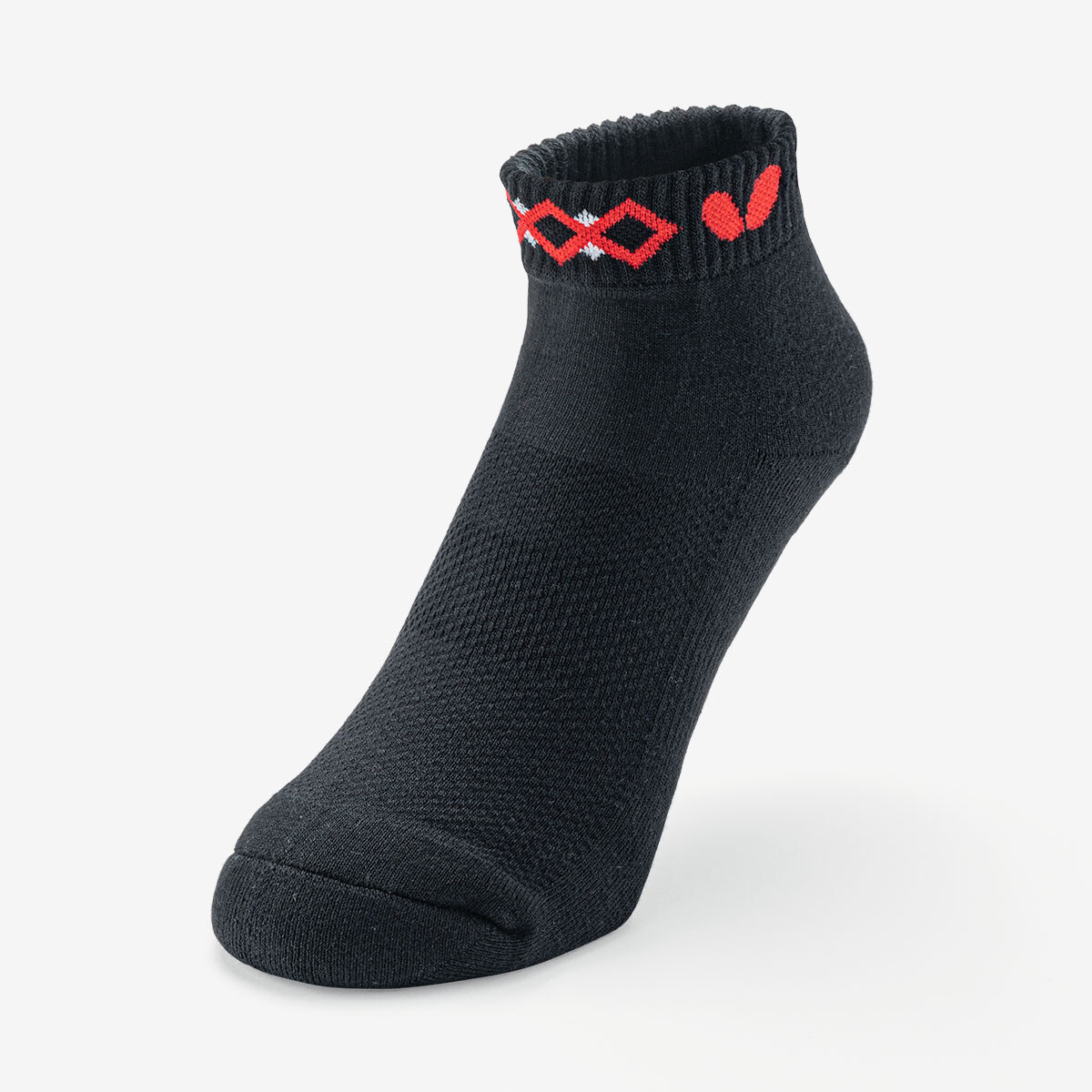 Butterfly Stela Socks - Black