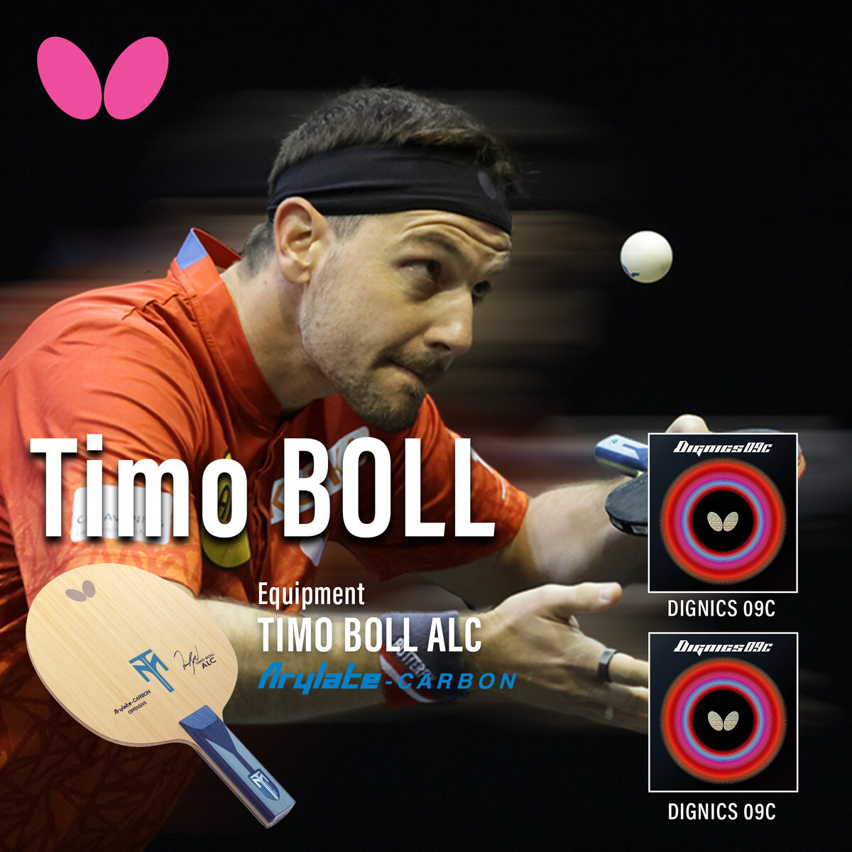 Butterfly Timo Boll ALC Proline w/Dignics 09C