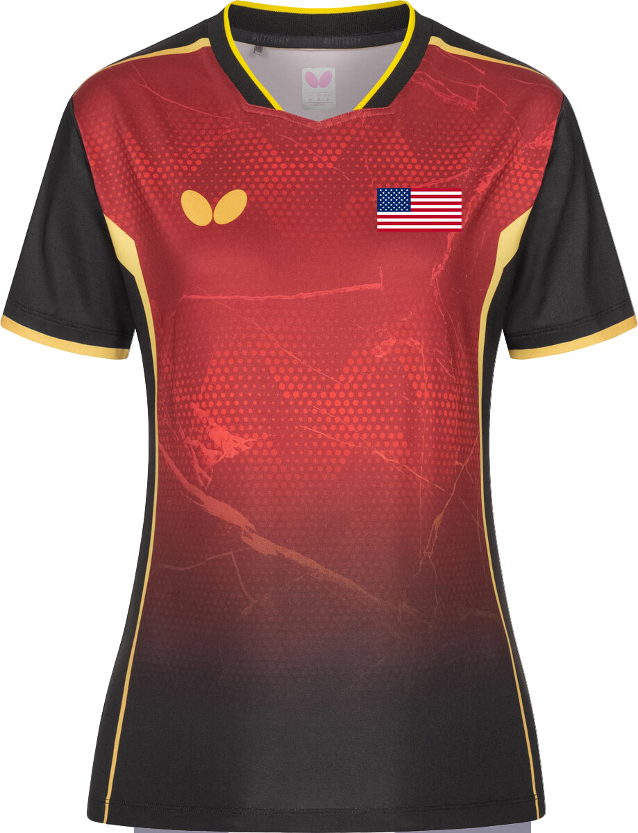 Butterfly USA Team 24 Lady Shirt - Red