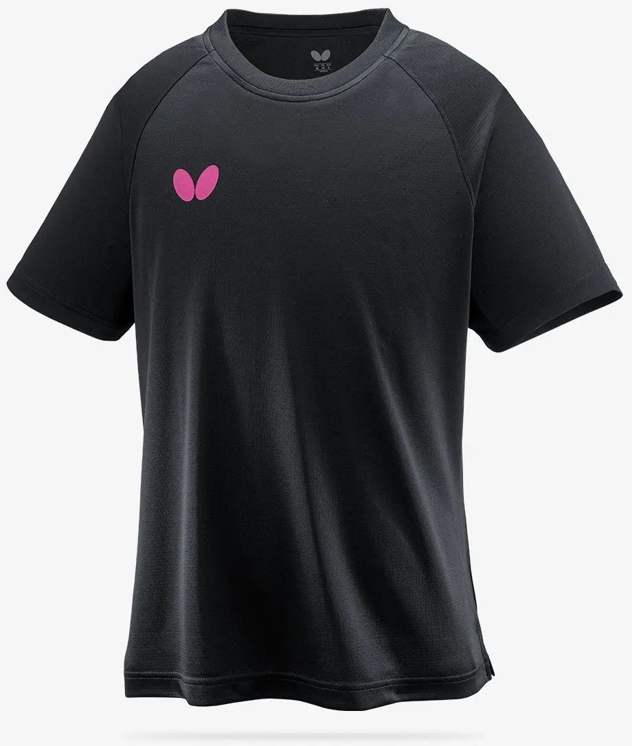 Butterfly Winlogo T-Shirt II - Black-Rose