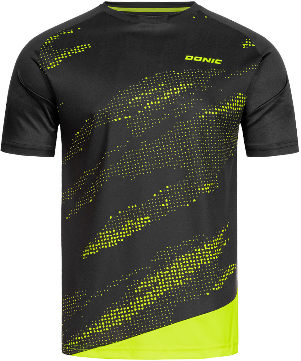 Donic Mirage T-Shirt - Black/Yellow