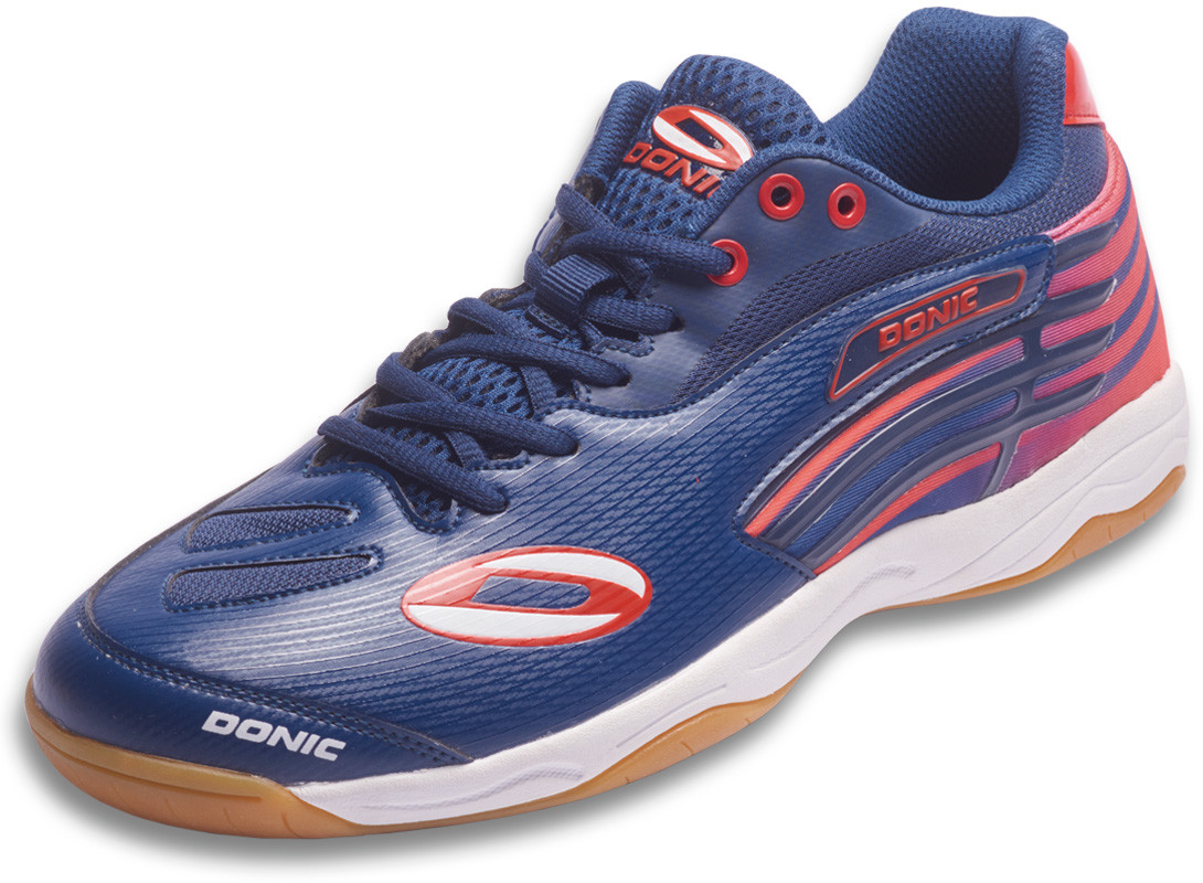 Donic Spaceflex Shoes - Navy/Red