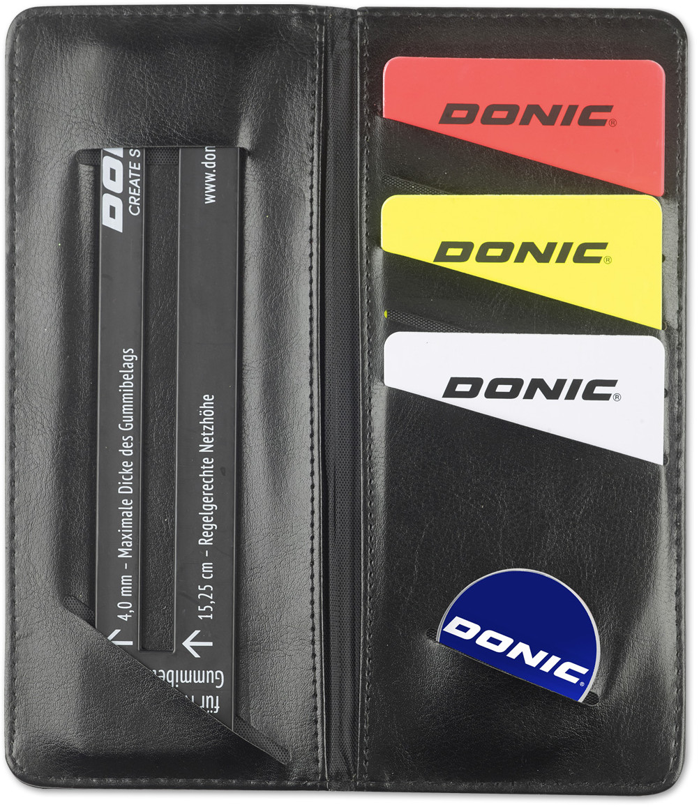 Donic Umpire Set w/Leather Case