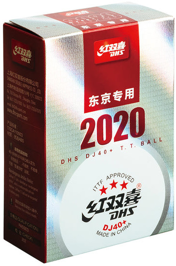 DHS 3-Star World Tour 2020 DJ40+ Balls - Pack of 6