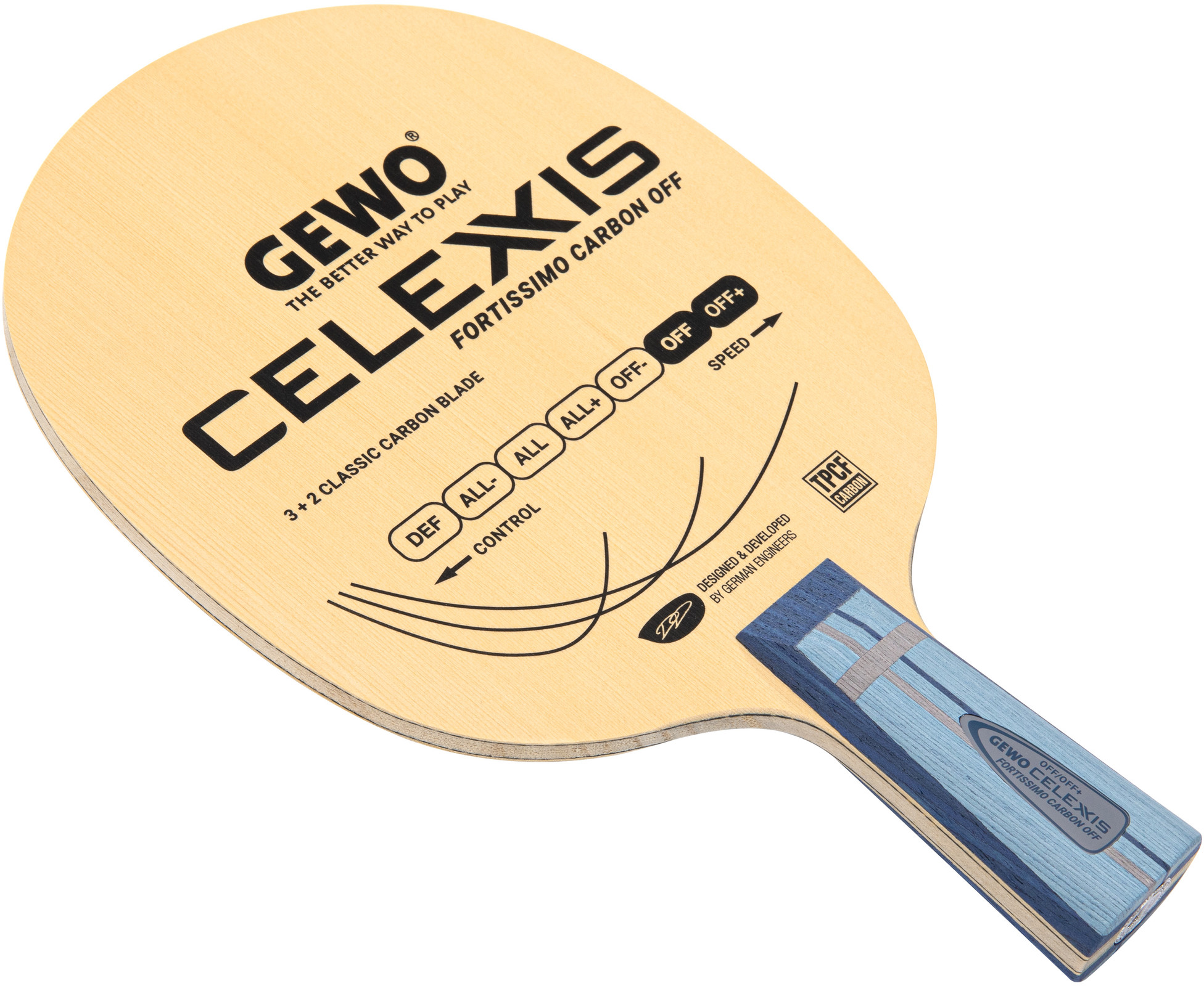 GEWO Celexxis Fortissimo Carbon Offensive - Chinese Penhold