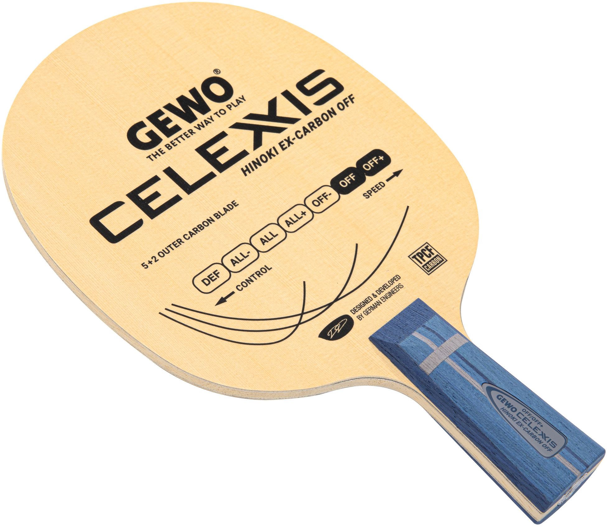 GEWO Celexxis Hinoki Ex-Carbon OFF - Chinese Penhold