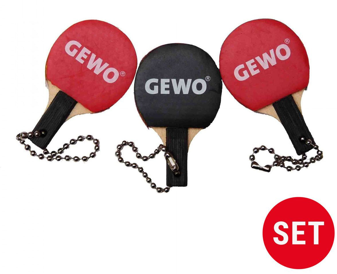 GEWO Mini Paddle Keyring - Set of 12