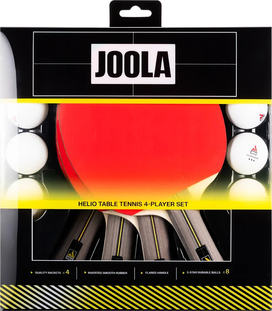 JOOLA Helio 4-Player Table Tennis Set