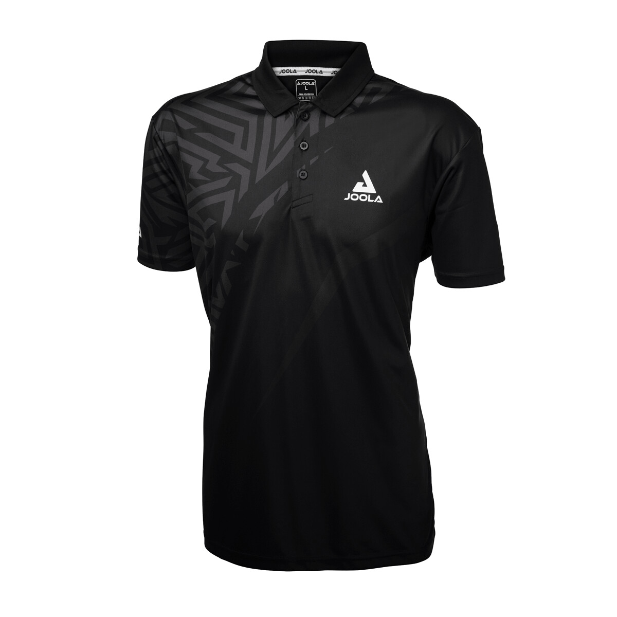 JOOLA Synergy Polo Competition Shirt - Black/Grey