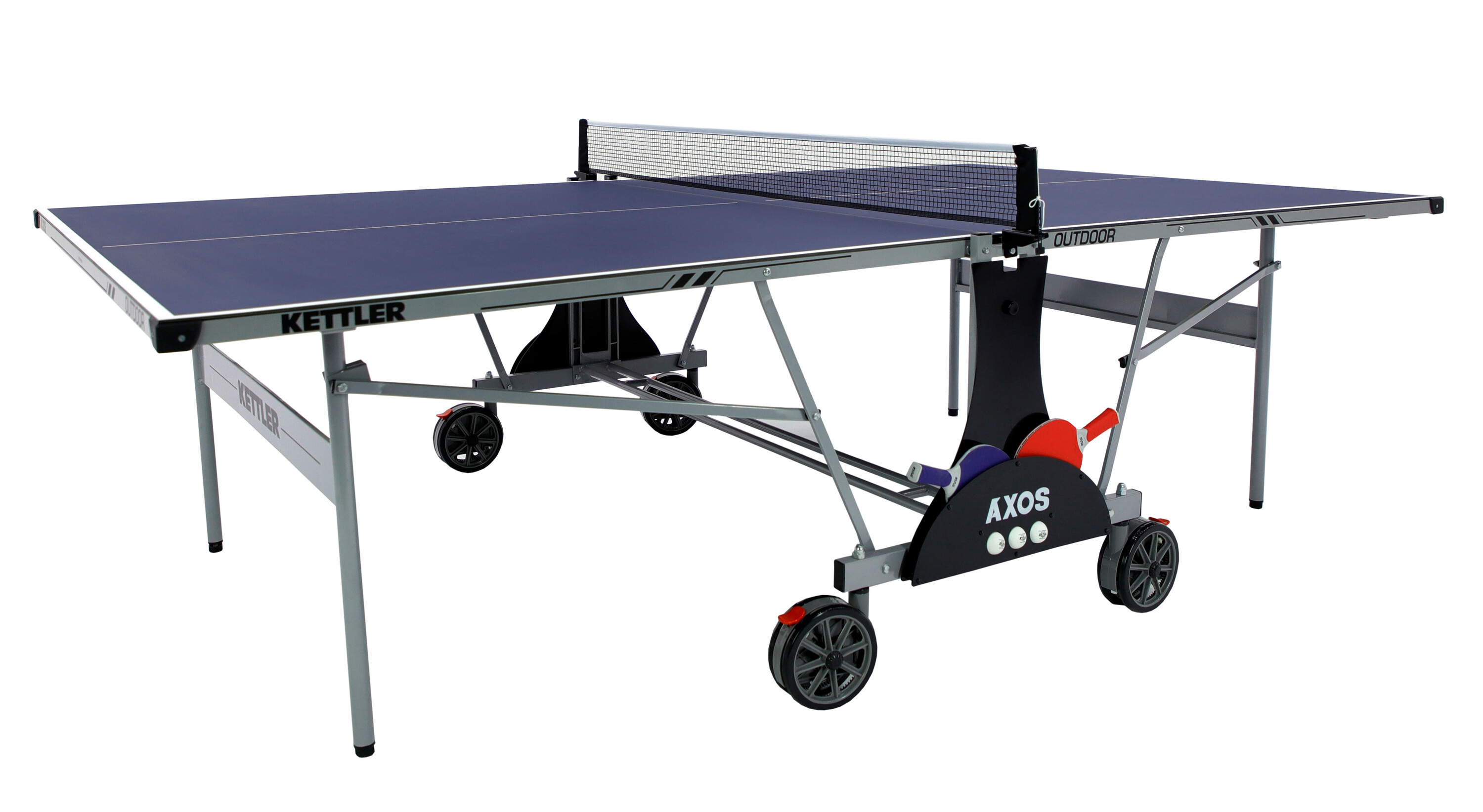 KETTLER Axos Outdoor 1 w/2-Racket Set and Balls