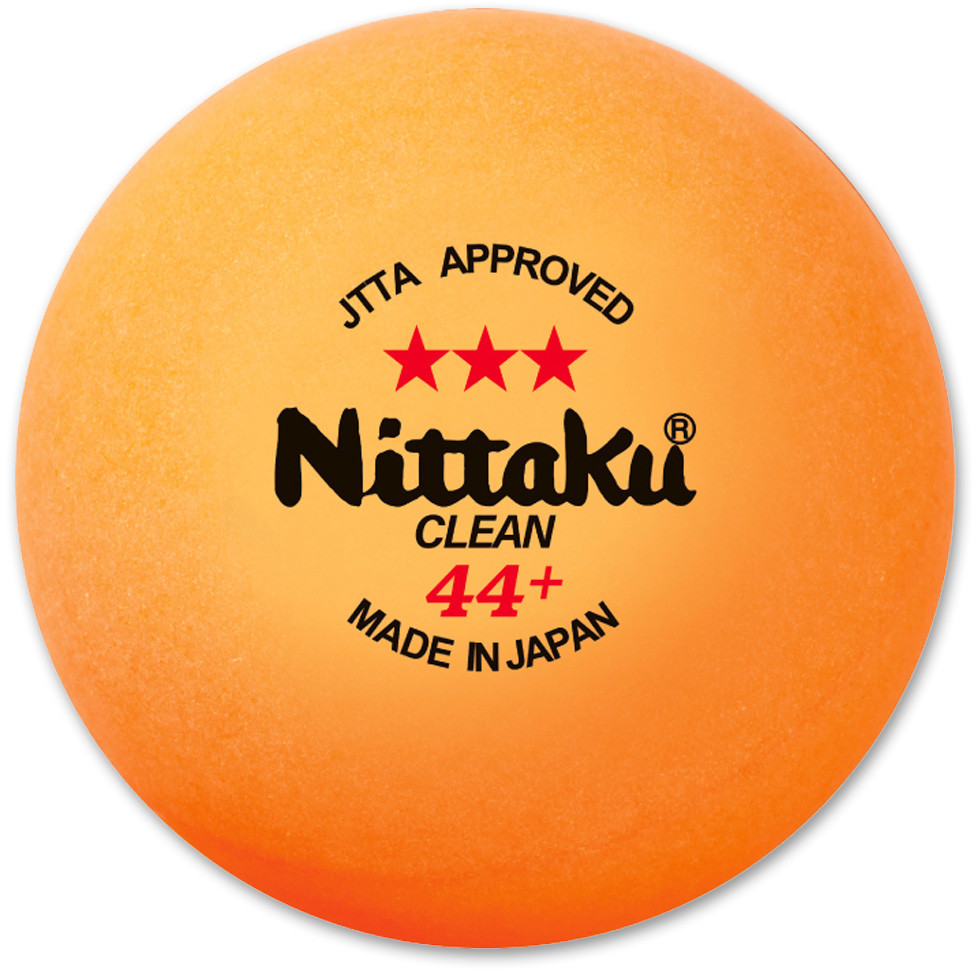 Nittaku Large 44mm 3-Star Clean Balls - Pack of 12