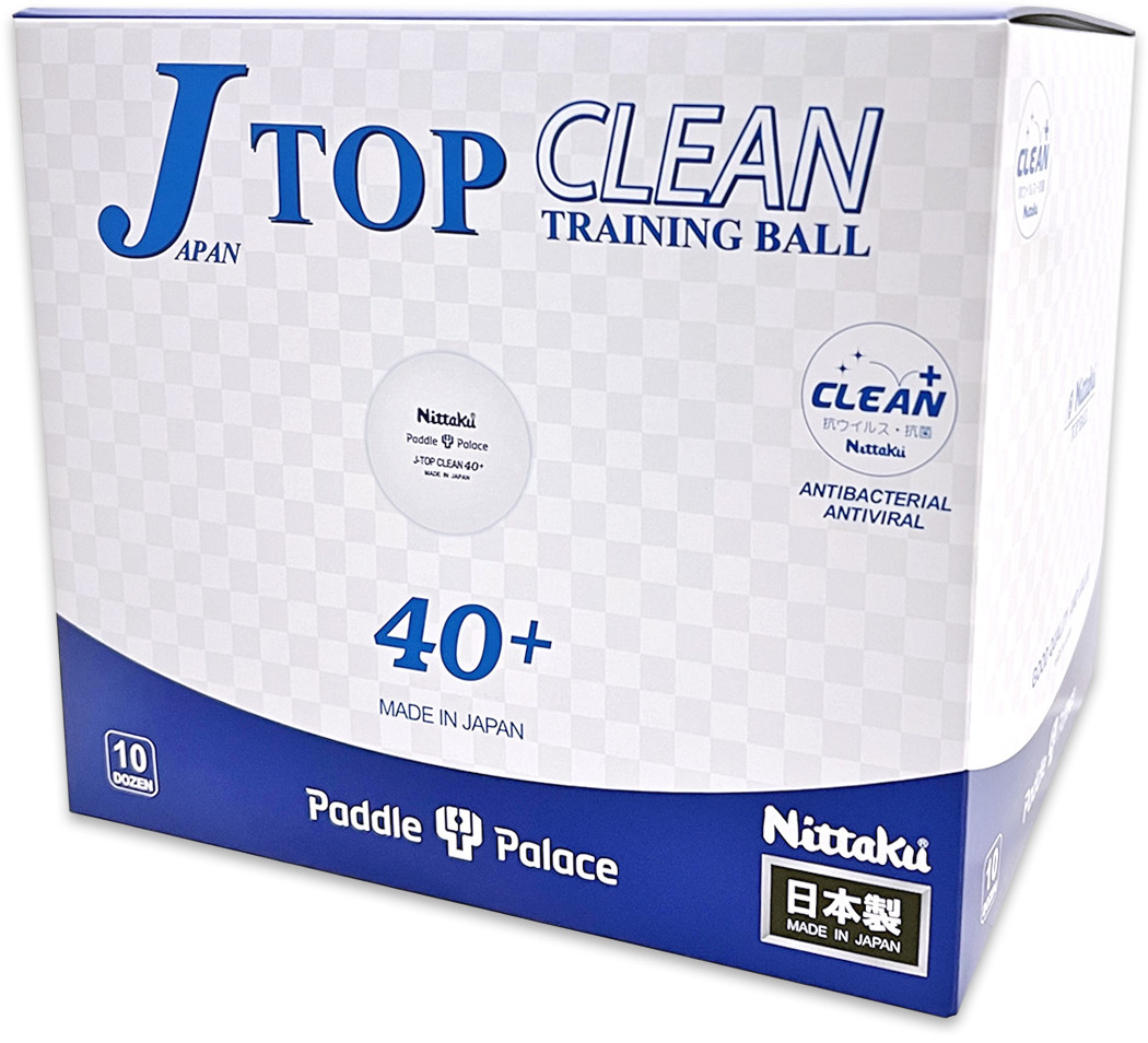 Nittaku J-Top Clean 40+ Balls - Pack of 120