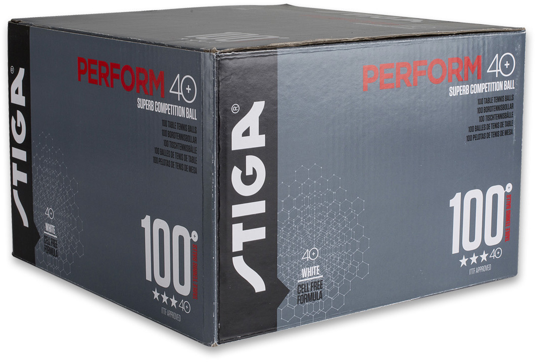 Stiga 3-Star Perform 40+ Balls - Pack of 100