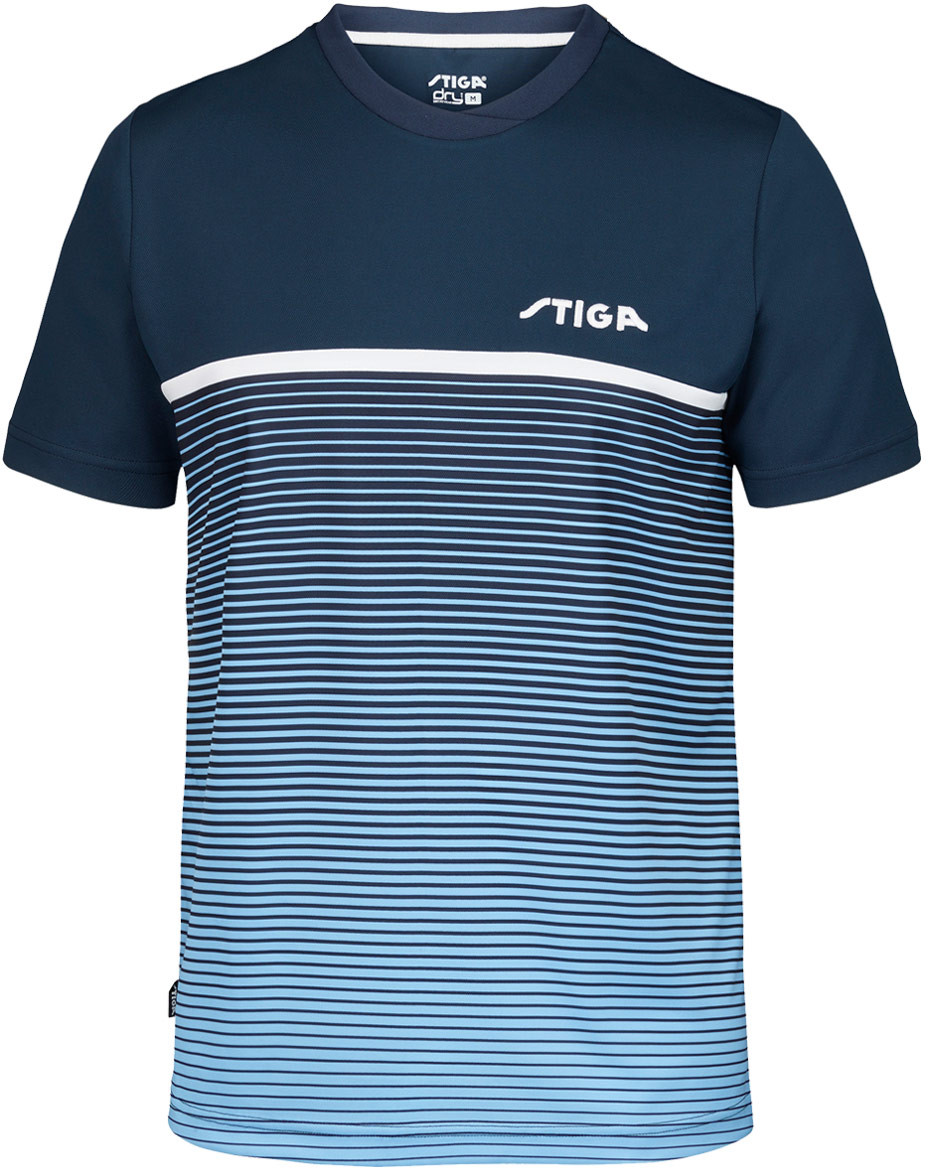 Stiga Lines T-Shirt - Blue/Sky