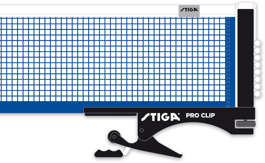 Stiga Pro Clip Net Set