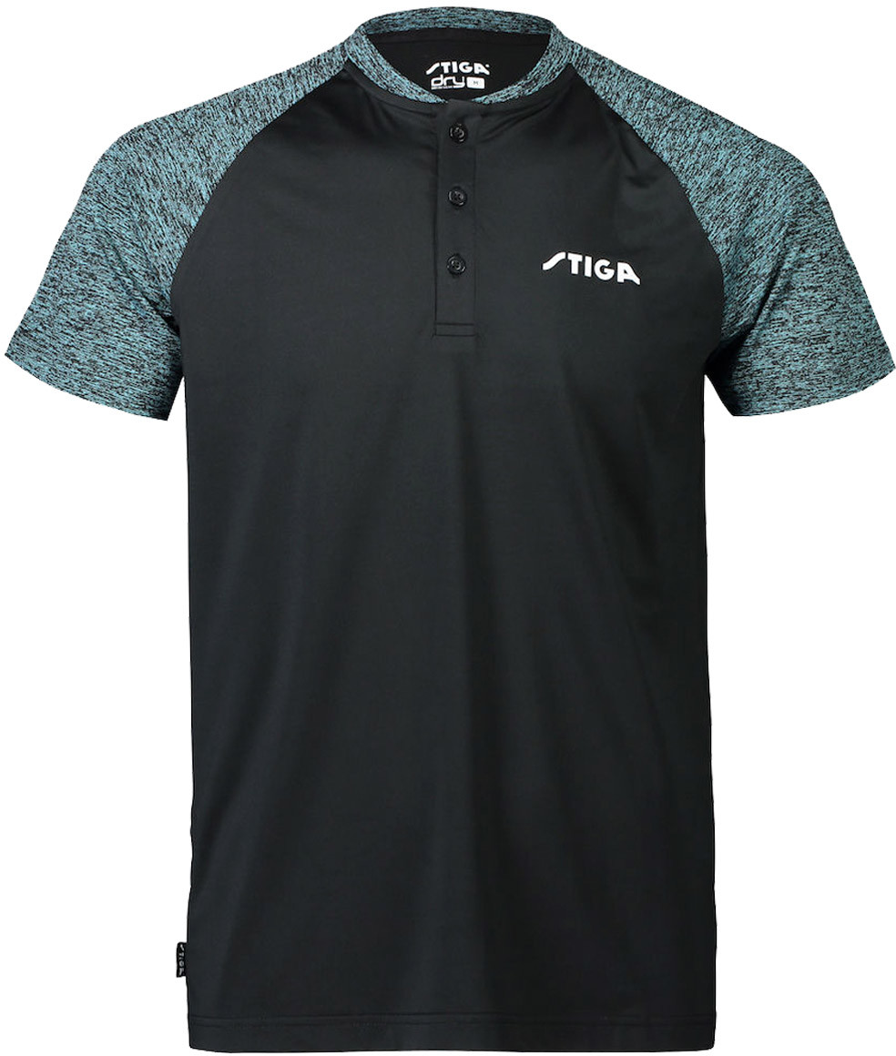 Stiga Team T-Shirt - Black/Green