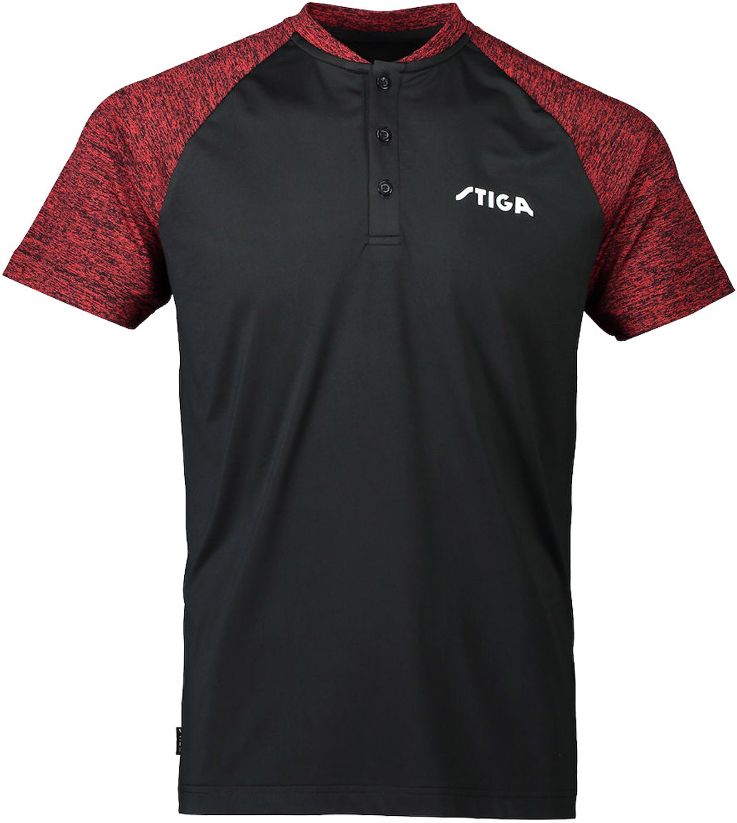 Stiga Team T-Shirt - Black/Red