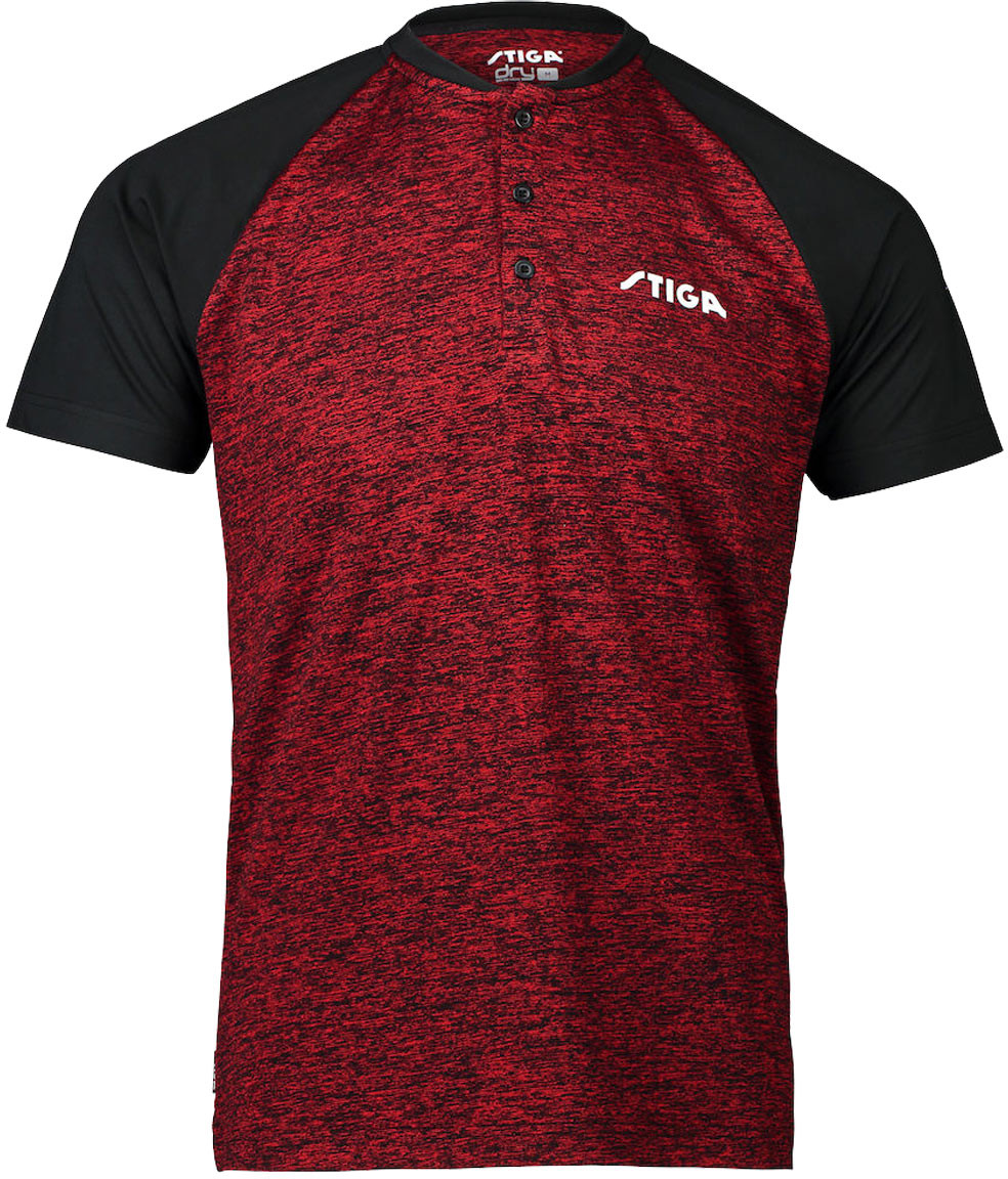 Stiga Team T-Shirt - Red/Black