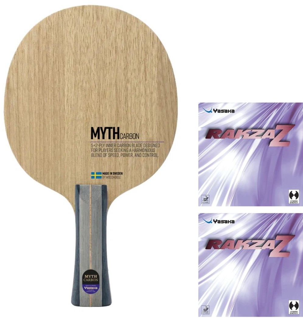 Yasaka Myth Carbon w/Rakza Z and Free Case