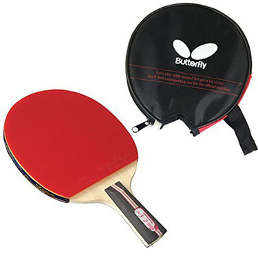 Butterfly Bty 302 Chinese Penhold Racket Set - Megaspin