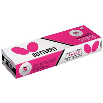 Butterfly ABS Balls 3-Star A40+ - Pack of 12