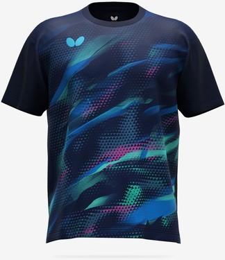 Butterfly Addross Shirt - Navy