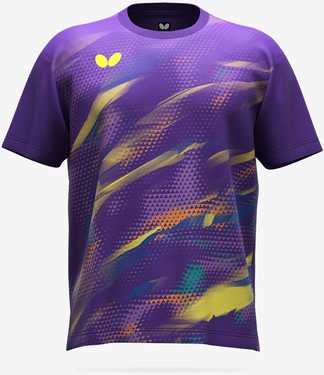 Butterfly Addross Shirt - Purple