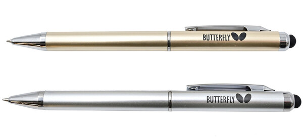 Butterfly Ballpoint Pen With Touch Screen Stylus