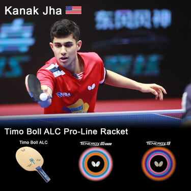 Butterfly Timo Boll ALC Proline w/Tenergy 05 Hard and Tenergy 19
