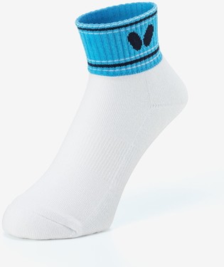 Butterfly Clyde Socks - Turquoise-Blue