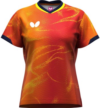 Butterfly Elistar12 Lady Shirt - Darjeeling Red