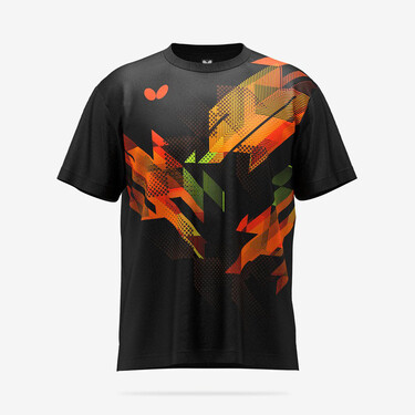 Butterfly Eneel T-Shirt - Black/Orange