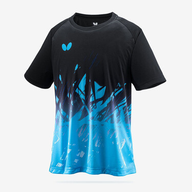 Butterfly Extera T-Shirt - Black/Sky Blue