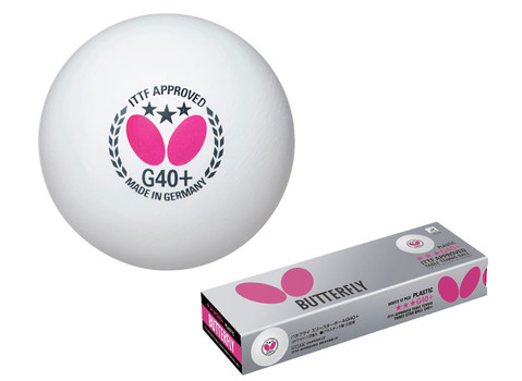 Butterfly 3-Star Ball G40+ - Pack of 12