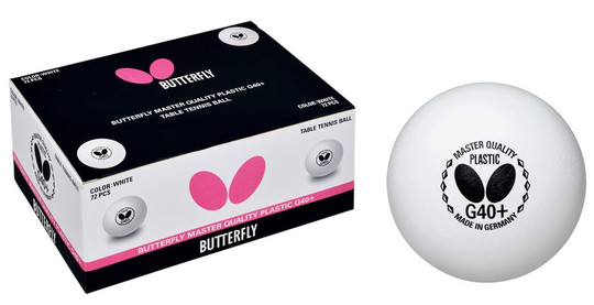 Butterfly G40+ Master Quality Poly Ball - Pack of 72
