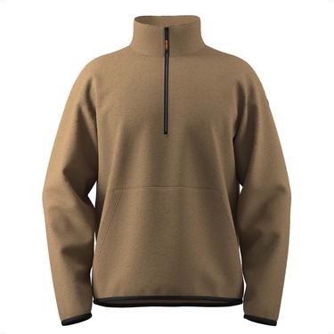 Butterfly Half Zip Light Fleece - Beige