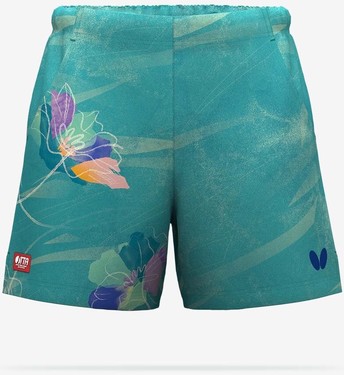 Butterfly Haruneo Lady Shorts - Turquoise-Blue